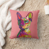 猫芸術 クッション (ブランケット)