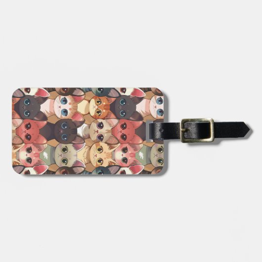 猫荷札 ラゲッジタグ (正面横)