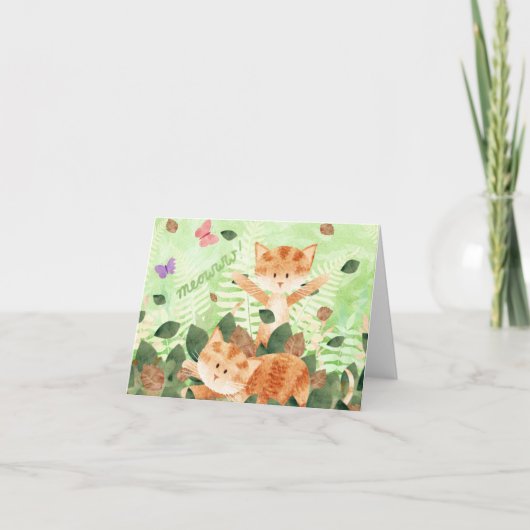 猫葉のカード カード (正面)