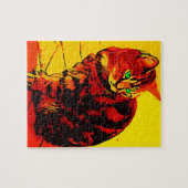 猫虎猫水カラージグソーパズル ジグソーパズル (横)