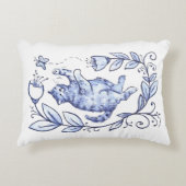 猫蝶の枕 アクセントクッション (正面)