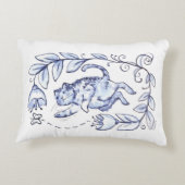 猫蝶の枕 アクセントクッション (裏面)