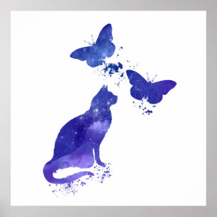 猫蝶の芸術 ポスター