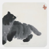 猫蝶 スクエアシール (正面)