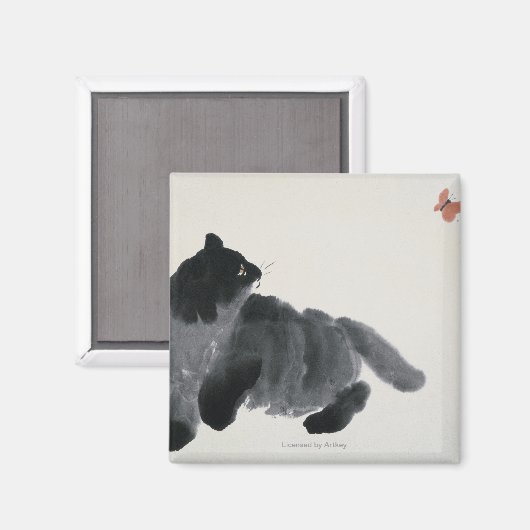 猫蝶 マグネット (正面/裏面)