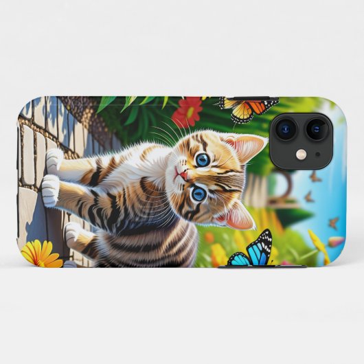 猫蝶 Case-Mate iPhoneケース (裏面(横))