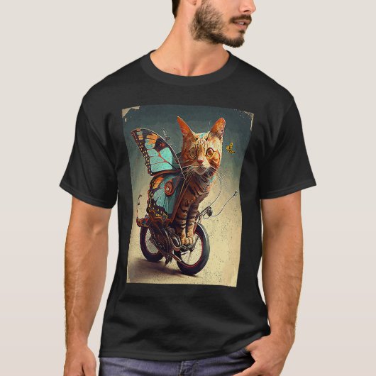 猫蝶 Tシャツ (正面)
