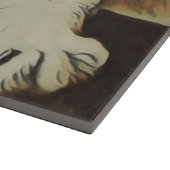 猫装飾用ガラスまな板15" x 11" カッティングボード (角)