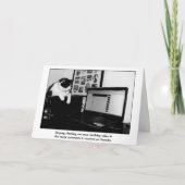 猫見える誕生日付きベルト付きYoutube カード (正面)