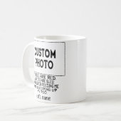 猫親愛パパ写真集と猫の名前 コーヒーマグカップ (正面左)