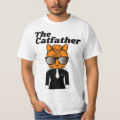猫親父キャットパパTシャツ Tシャツ (正面)
