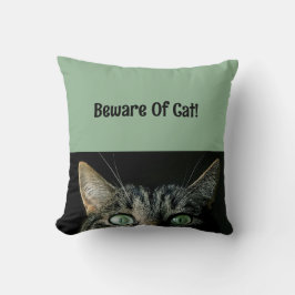 猫角枕に注意 クッション