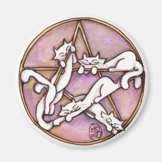 猫触手 マグネット (正面)