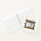 猫記念の贈り物 |写真（白） ノートブック (内部)