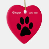 猫記念クリスマスオーナメント セラミックオーナメント (右)