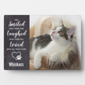 猫記念ペットロス悔やみや弔慰記念キャットフォト フォトプラーク (正面)