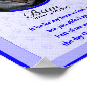 猫記念ポスタープリント – 宗教詩 ポスター (角)