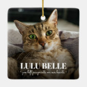 猫記念写真 セラミックオーナメント (裏面)