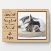 猫記念愛玩動物遺失写真 フォトプラーク (正面)