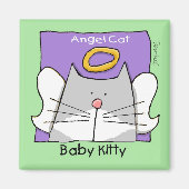 猫記念碑 マグネット (正面)