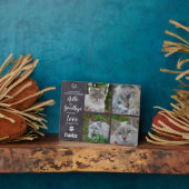 猫記念記念悔やみや弔慰ペットロス記念碑 フォトプラーク (側面)