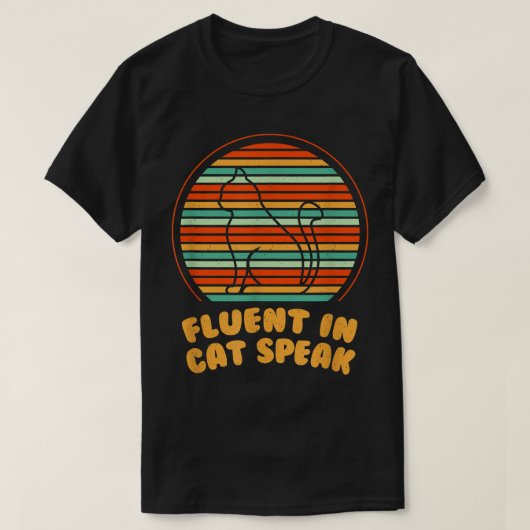 猫話猫好きおもしろいKiten Umous C Tシャツ (デザイン正面)