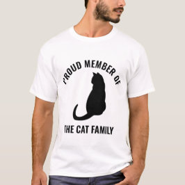 猫誇りを持った家 Tシャツ