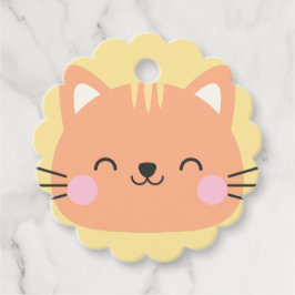 猫誕生日キッズアート フェイバータグ