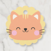 猫誕生日キッズアート フェイバータグ (裏面)