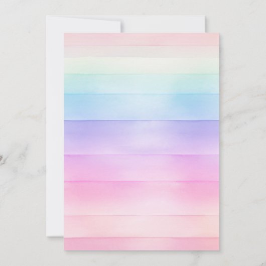 猫誕生日キッテンパーティーポーティガール 招待状 (裏面)