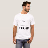 猫語に流暢 猫好きに贈る肉球プリントTシャツ Tシャツ (正面フル)