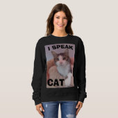 猫語を話す Ragdoll 猫 ギズモ Tシャツ (正面フル)