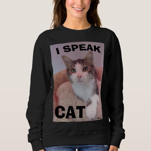 猫語を話す Ragdoll 猫 ギズモ Tシャツ (正面)