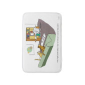 猫語 バスマット (正面縦)