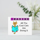 猫読たちクールは ポストカード (スタンド正面)