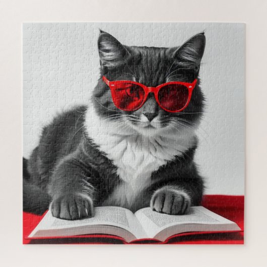 猫読の本 ジグソーパズル (縦)