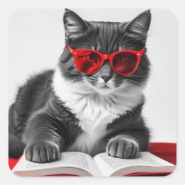 猫読の本 スクエアシール