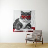 猫読の本 タペストリー (インサイチュ)