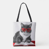猫読の本 トートバッグ (裏面)