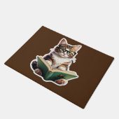 猫読の本 ドアマット (アングル)