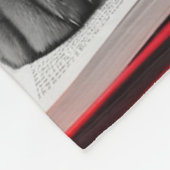 猫読の本 フリースブランケット (角)