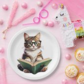 猫読の本 ペーパープレート (パーティー)