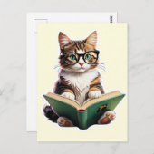 猫読の本 ポストカード (正面/裏面)