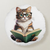 猫読の本 ラウンドクッション (裏面)