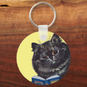 猫読の本、ルイ・ワイン キーホルダー (正面)