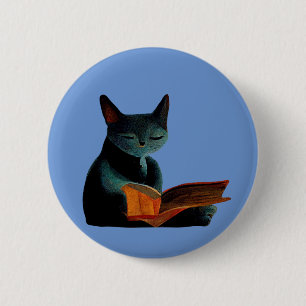 猫読の本 缶バッジ