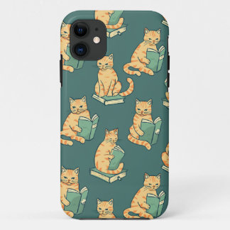 猫読の本 iPhone 11 ケース
