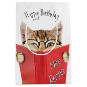 猫読の赤い本 ミディアムペーパーバッグ (正面)