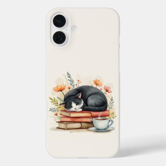 猫読コーヒー Case-Mate iPhoneケース (裏面)