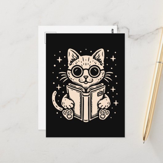 猫読ファンタジー ポストカード (正面/裏面インサイチュ)